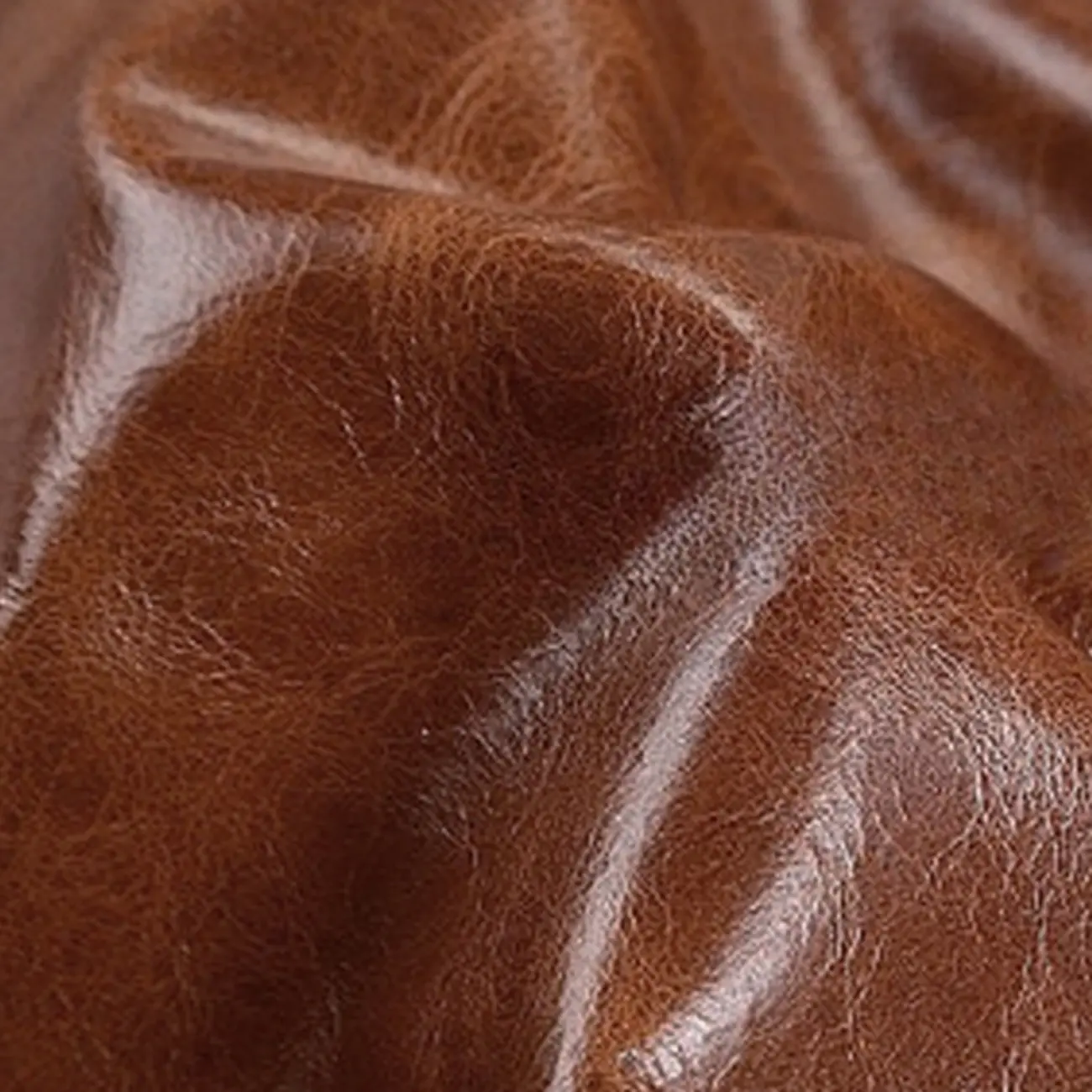 Modern Oiled Leather Tufted Wingback Accent Chair with Arms Image - 4 | homeyfad