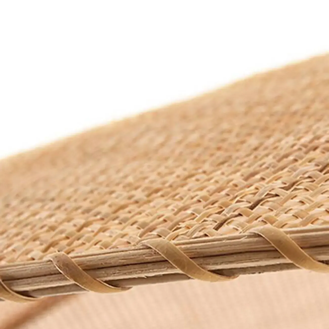 Oriental Rattan Beige Tiered Pendant Light Kitchen Island  Image - 6