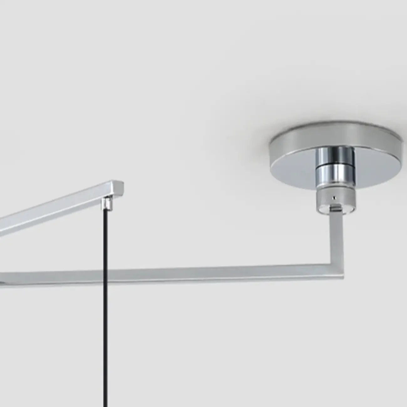 Swing Arm Walnut Solid Wood Pumpkin Pendant Light Fixture Image - 15