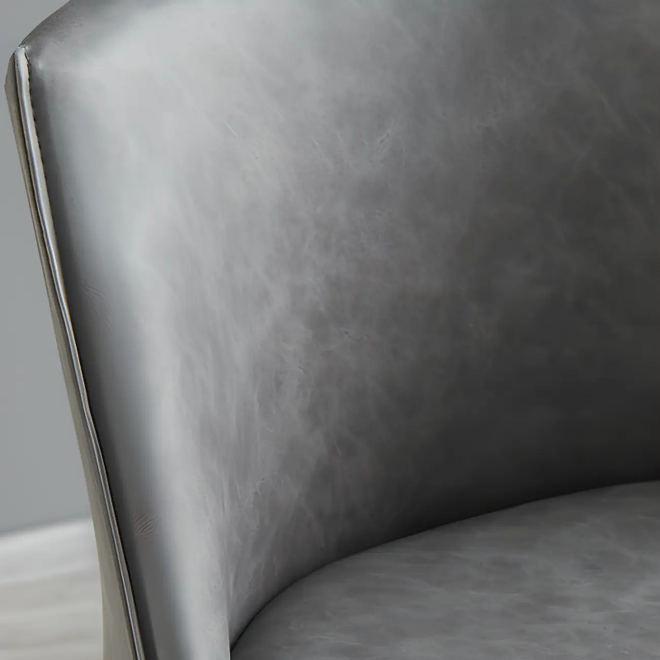 Leather Upholstered Backrest Adjustable Swivel Bar Stool Image - 6 | homeyfad