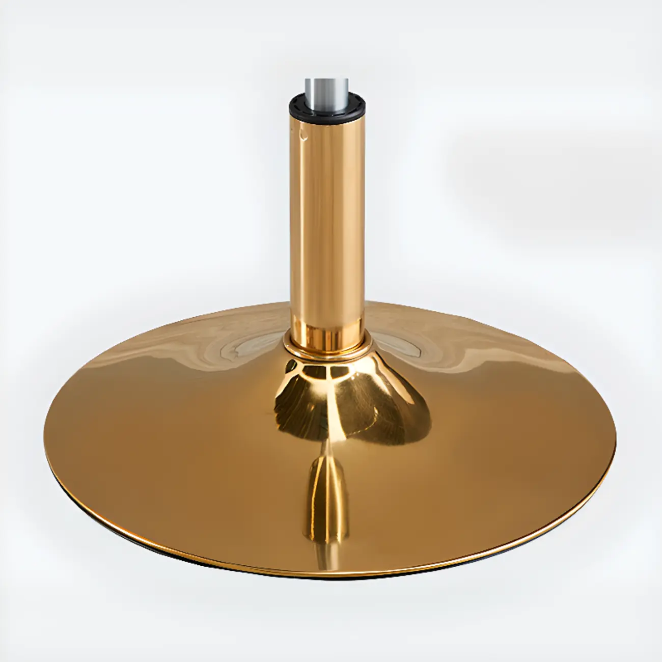 Leather Upholstered Backrest Adjustable Swivel Bar Stool Image - 9 | homeyfad