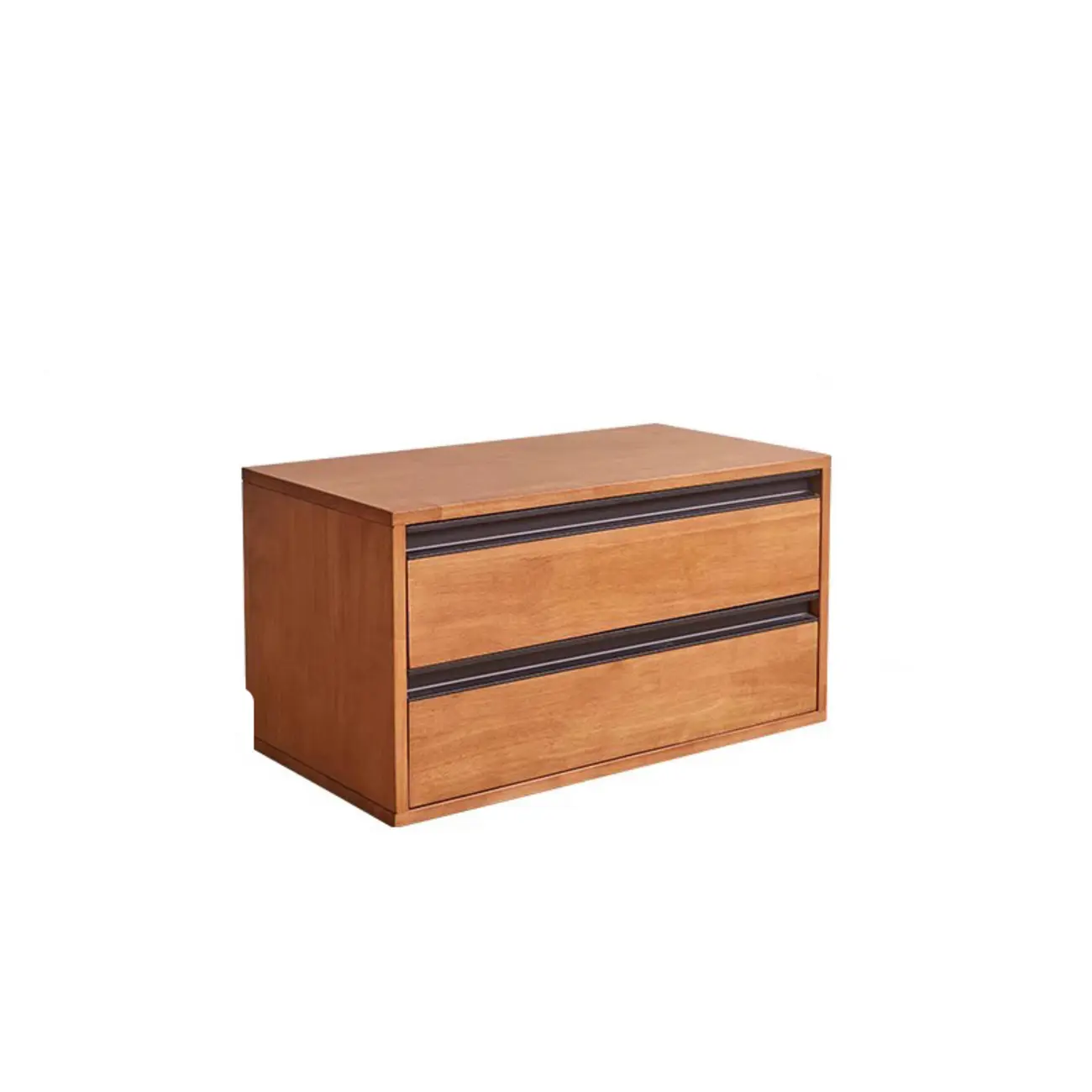 Contemporary Walnut Wood Cube Storage Bookcase Image - 6 | homeyfad