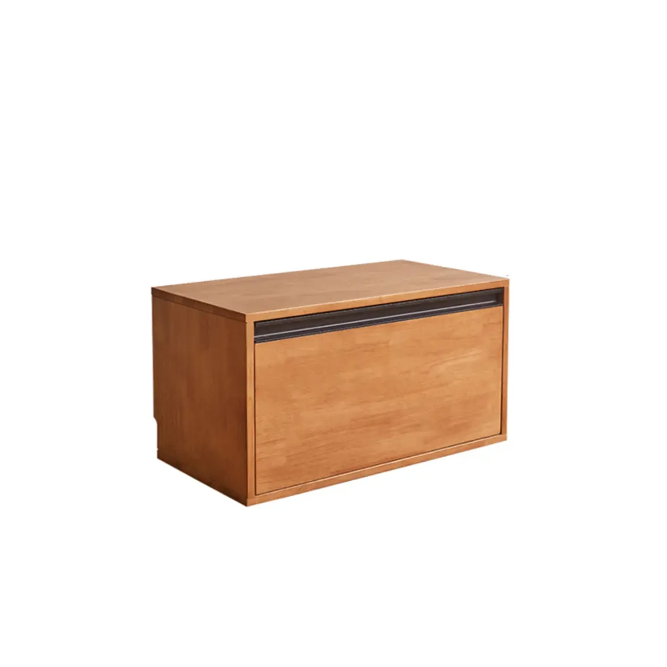 Contemporary Walnut Wood Cube Storage Bookcase Image - 10