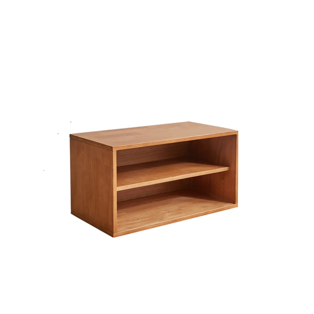 Contemporary Walnut Wood Cube Storage Bookcase Image - 17 | homeyfad