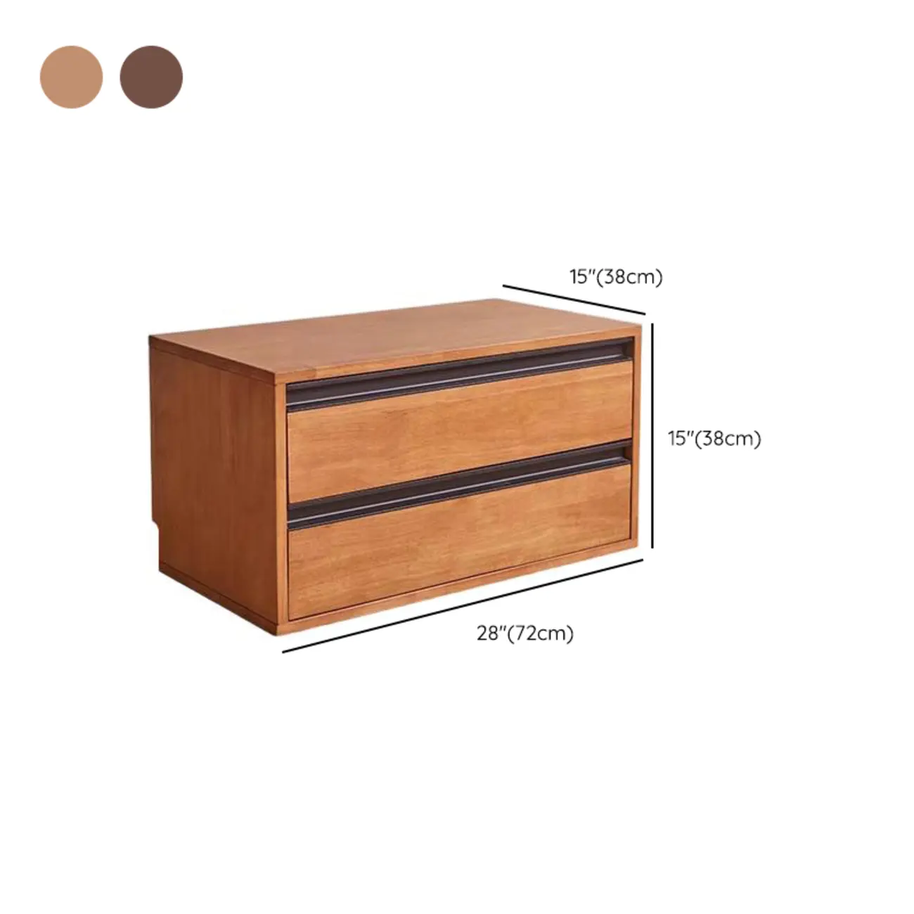 Contemporary Walnut Wood Cube Storage Bookcase #size