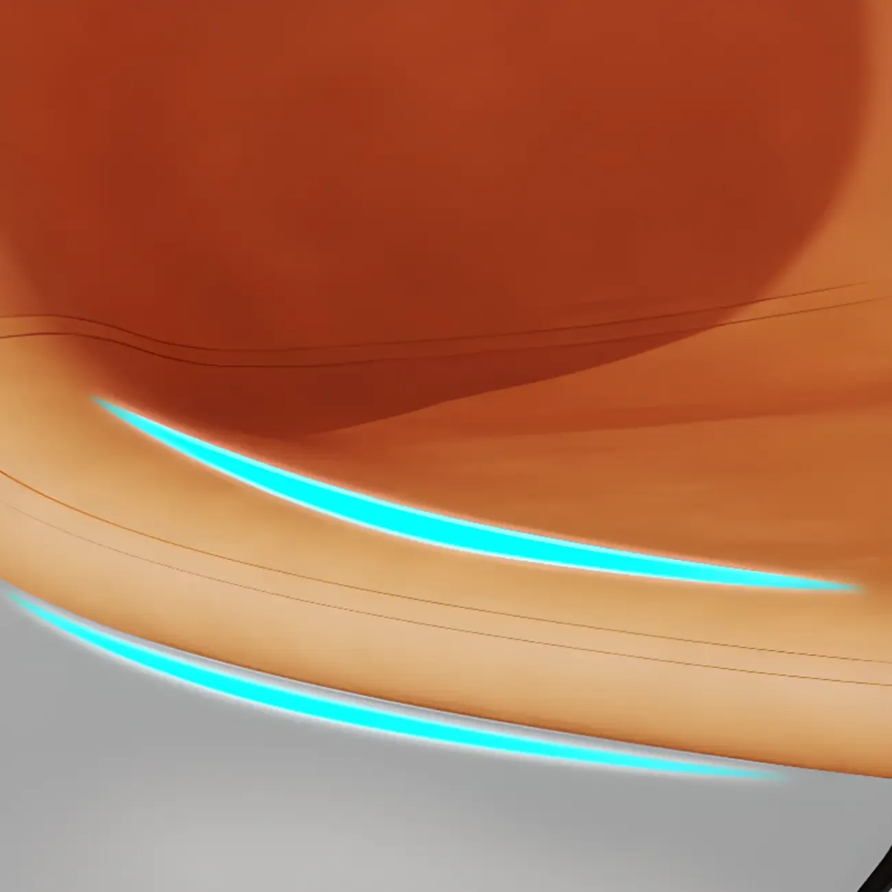 Modern Leather Swivel Bar Stool Adjustable Height Image - 4