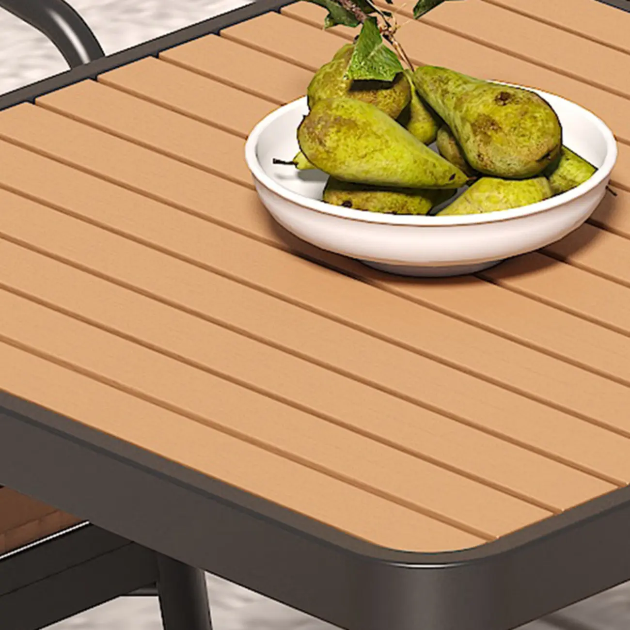 4/6 Seat Metal Frame Outdoor Dining Set Image - 12 | homeyfad