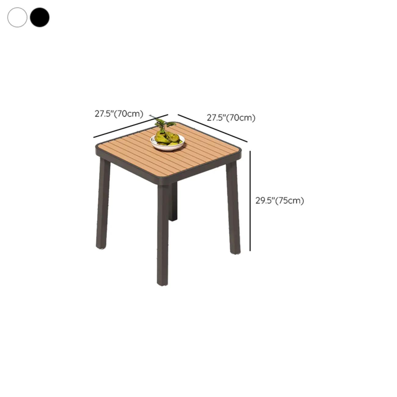 4/6 Seat Metal Frame Outdoor Dining Set #size | homeyfad