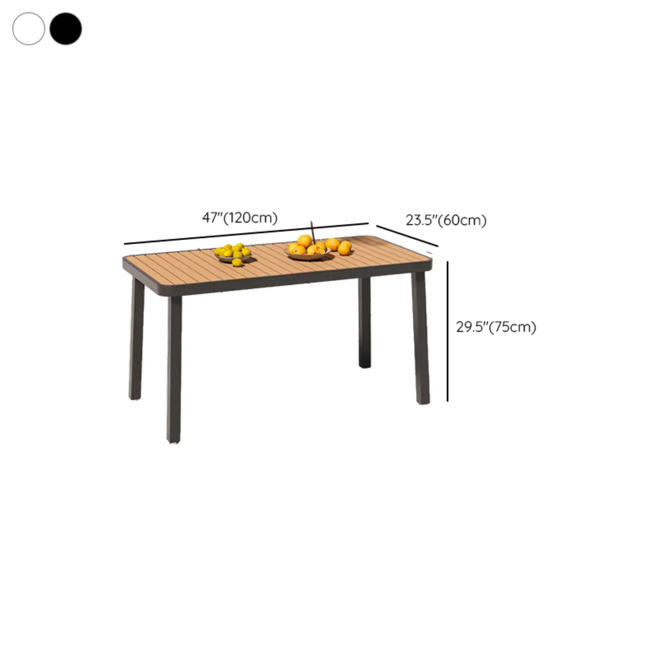4/6 Seat Metal Frame Outdoor Dining Set Image - 21 | homeyfad