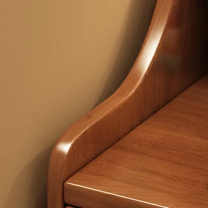 Classic Premium Wood 2 Drawers  Bedside Cabinet Nightstand Image - 10