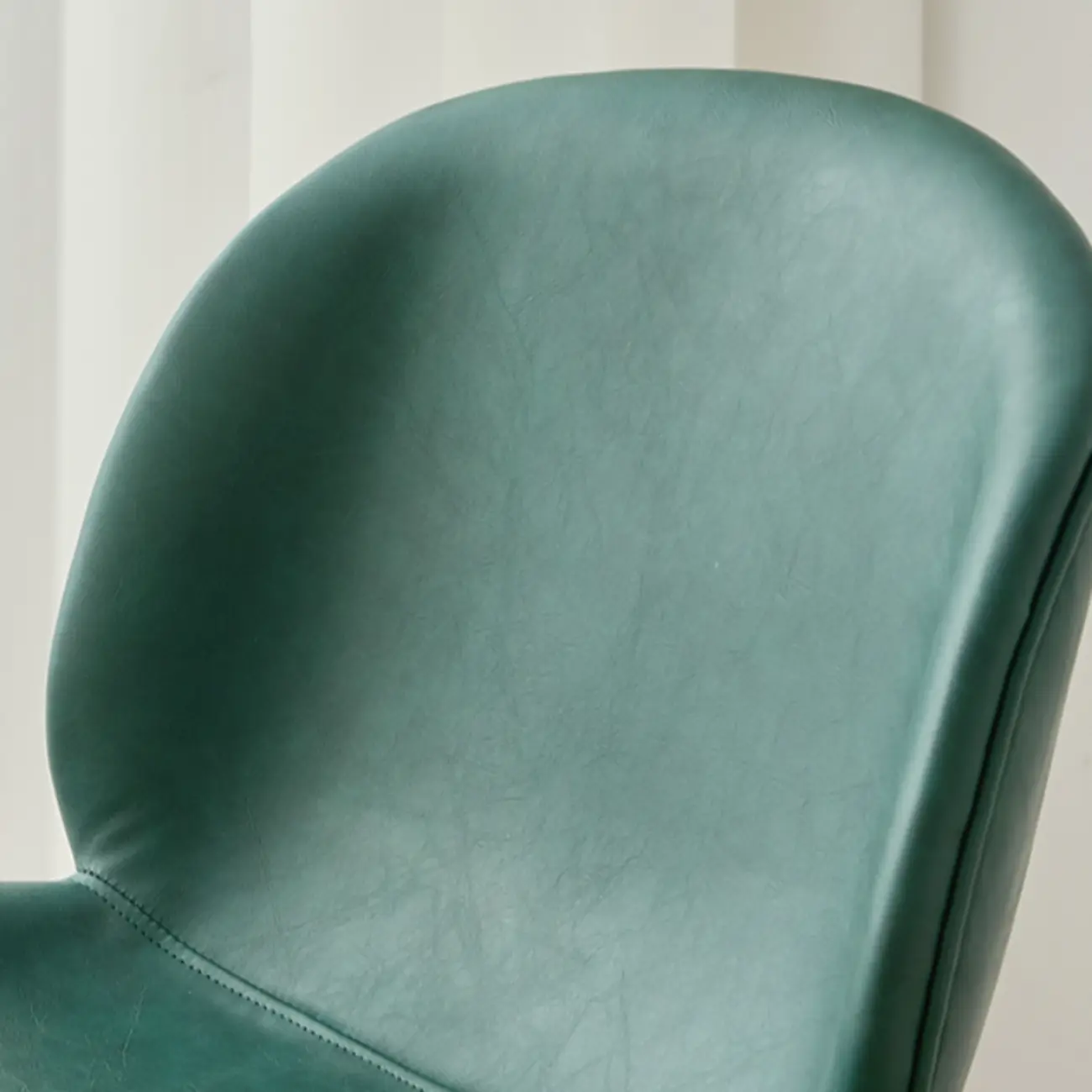 Mid-century Modern Bucket Upholstered Bar Stools Image - 5 | homeyfad