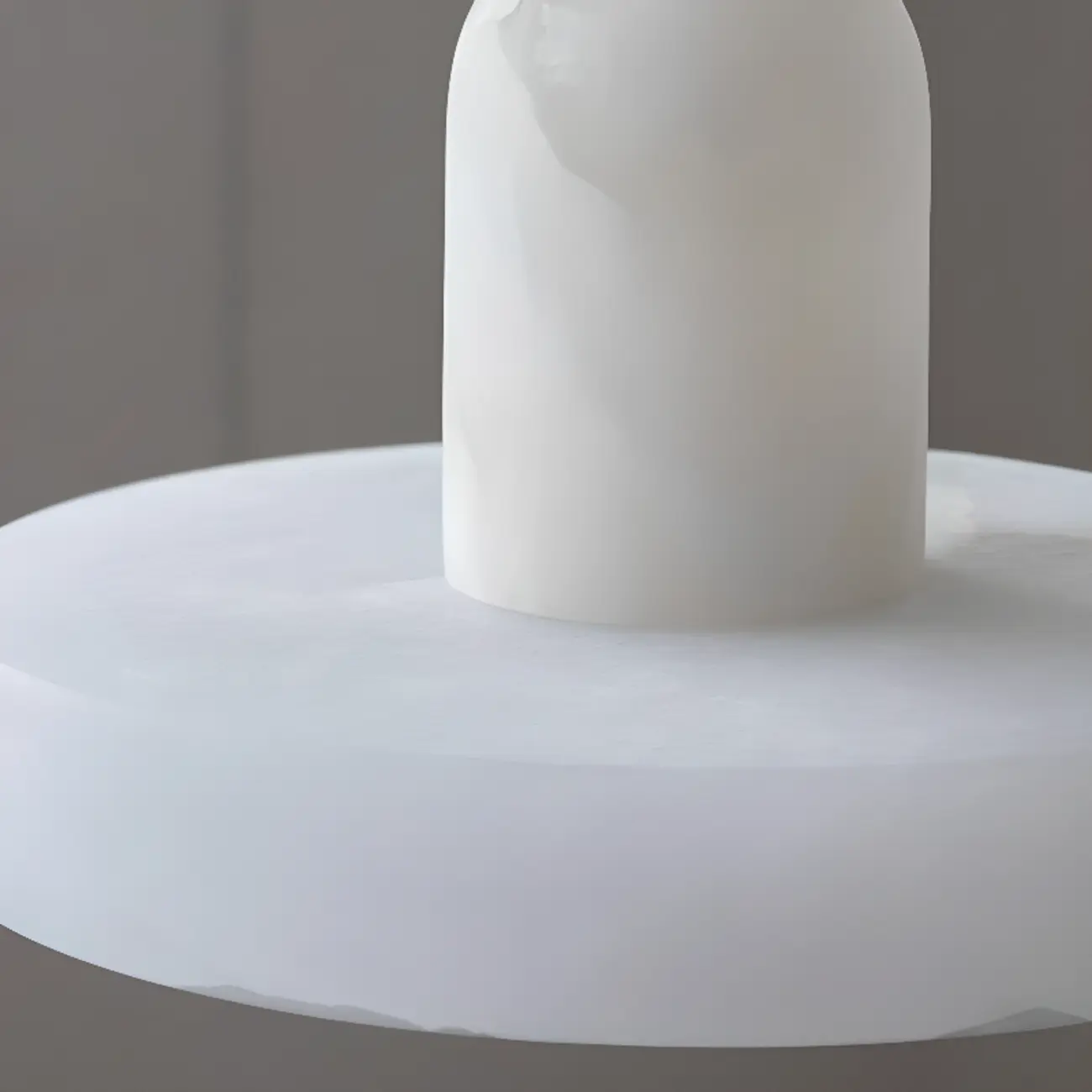 White Stone Geometric Rope Pendant Light Fixture Image - 6 | homeyfad