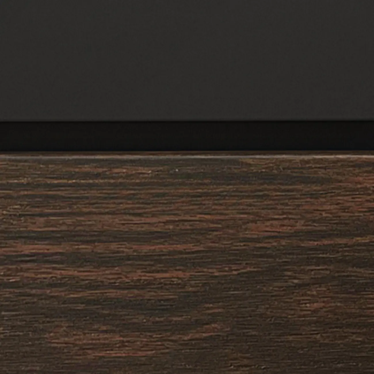 Narrow Black Wooden 2 Drawers Storage Nightstand Image - 8 | homeyfad