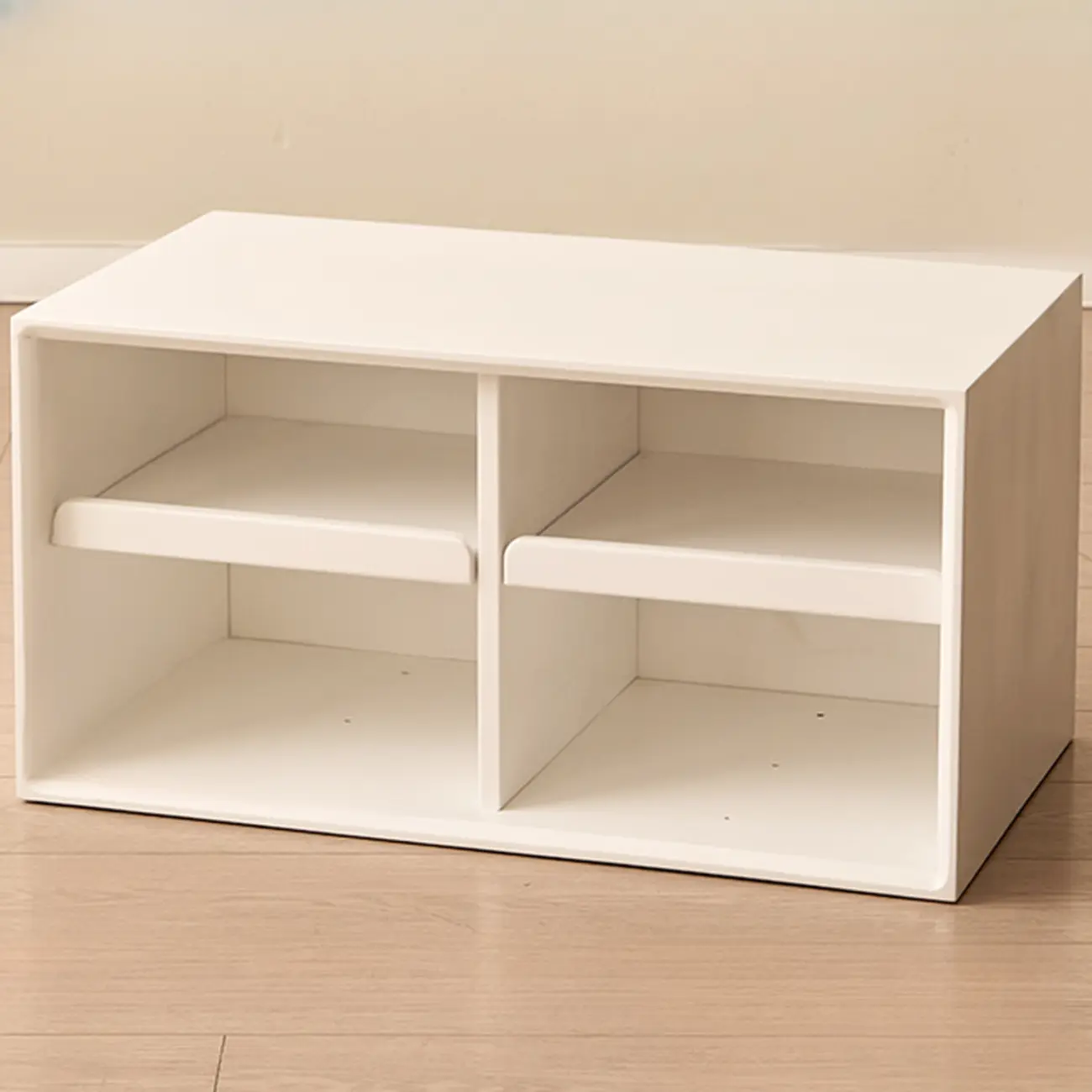 Standard Modern Wood Cube Storage Bookcase Nut-Brown Image - 9 | homeyfad