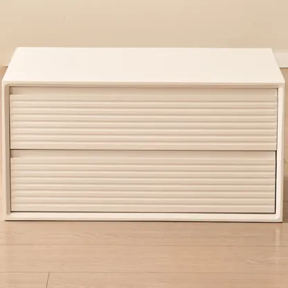 Standard Modern Wood Cube Storage Bookcase Nut-Brown Image - 11