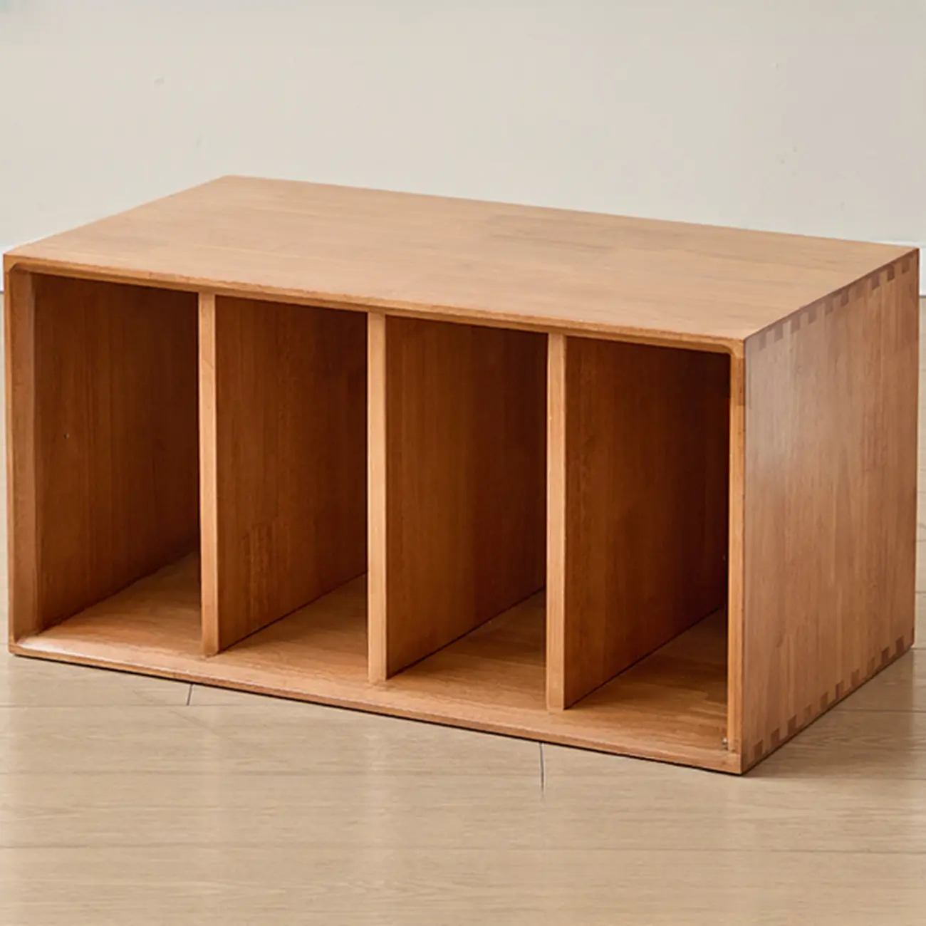 Standard Modern Wood Cube Storage Bookcase Nut-Brown Image - 23 | homeyfad