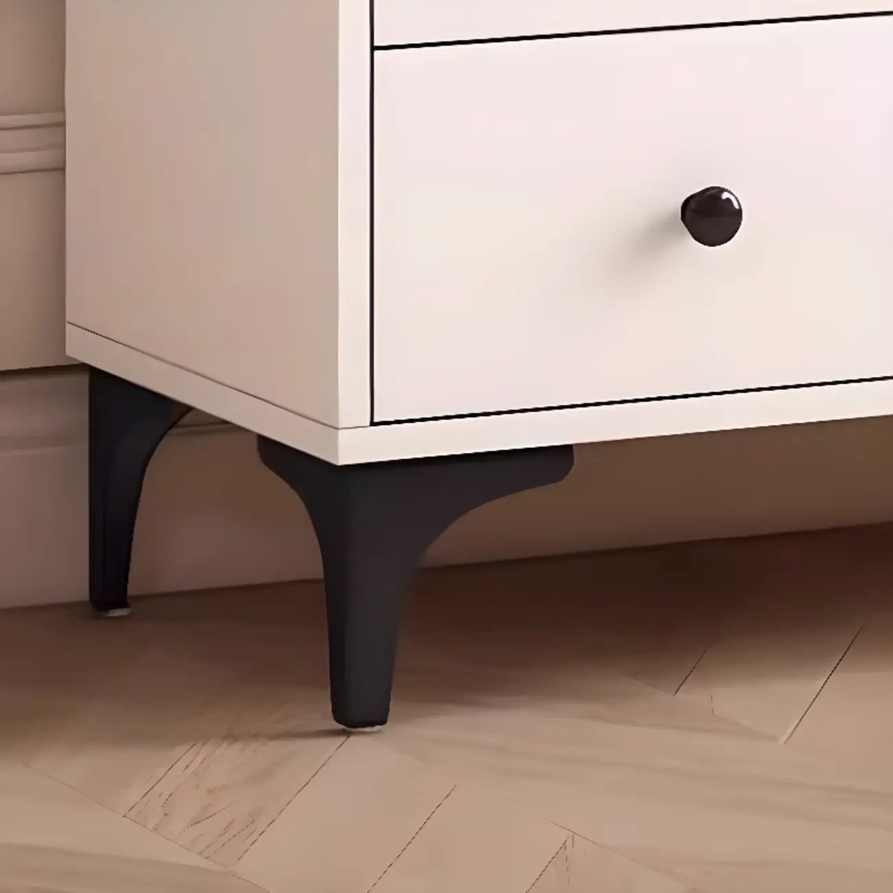 Kitchen Wooden Open Shelving Sideboard Arched Glass Door Image - 13 | homeyfad