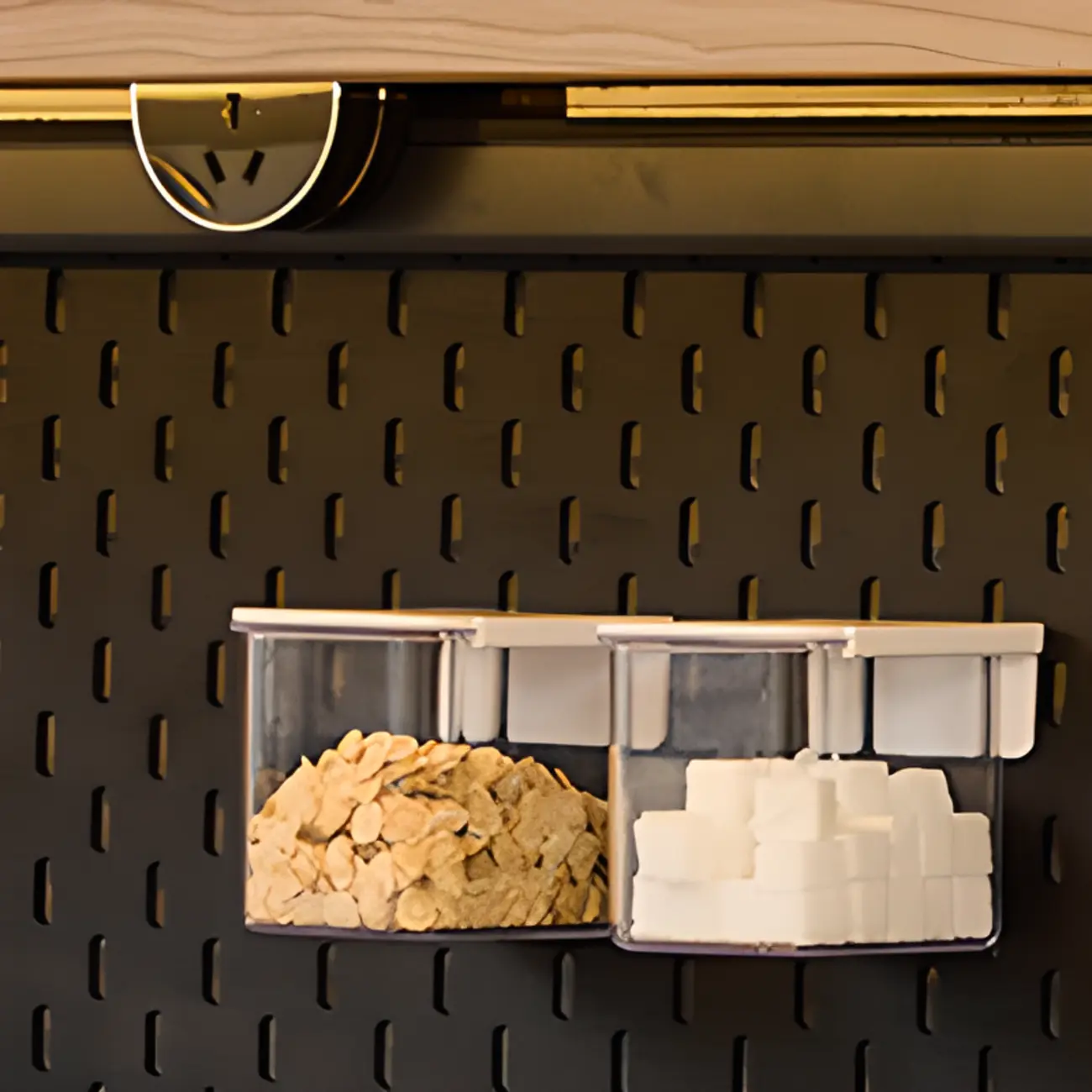 Space-Saving Wood Buffet Cabinet Pull-Out Dining Table Image - 5 | homeyfad