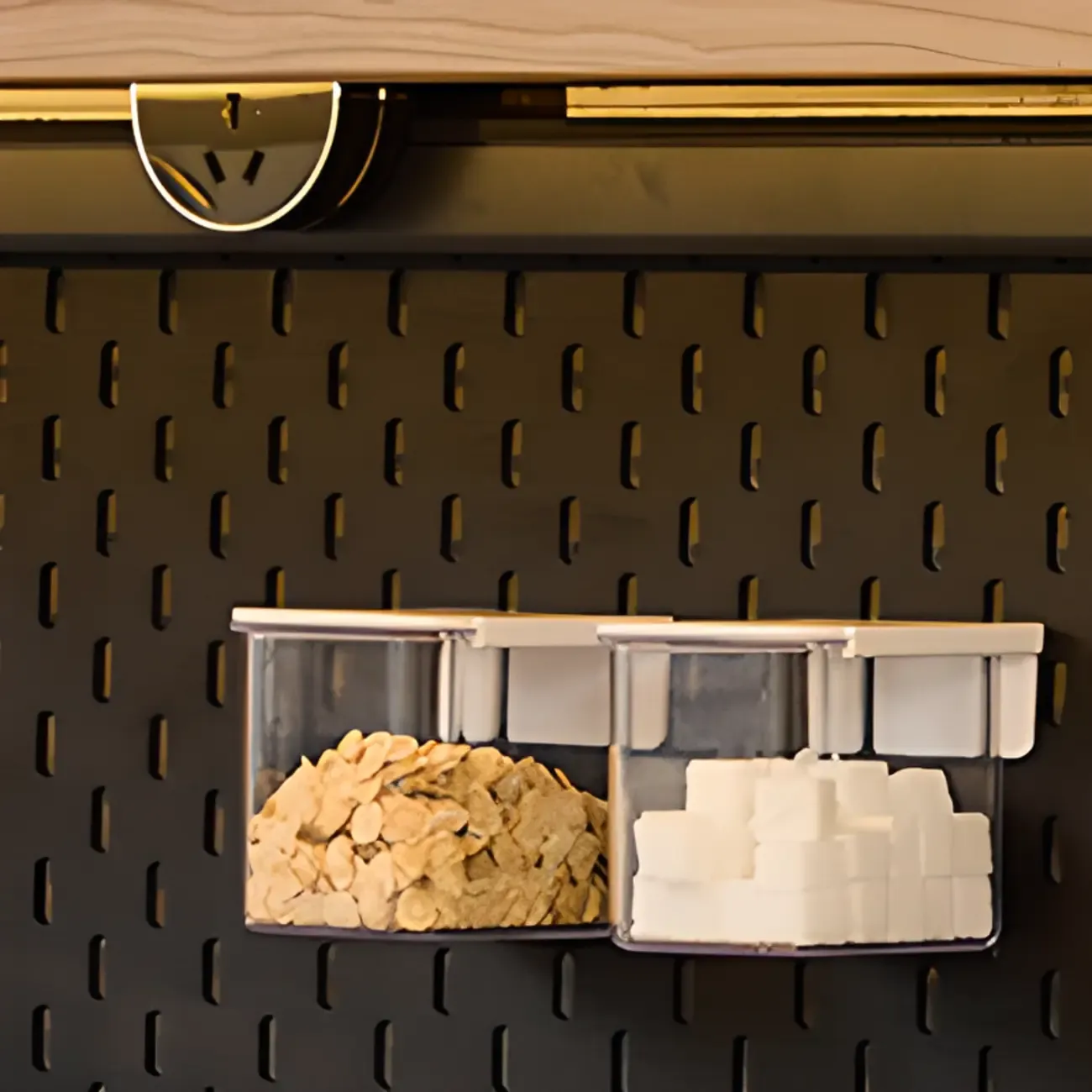 Space-Saving Wood Buffet Cabinet Pull-Out Dining Table Image - 5