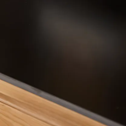 Space-Saving Wood Buffet Cabinet Pull-Out Dining Table Image - 7