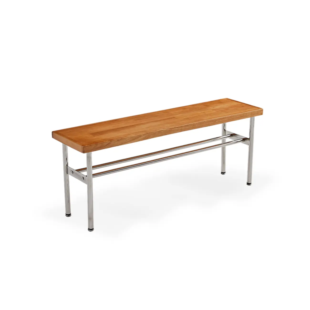 Retro Charming Rattan Metal Living Room Bench with Storage Image - 8 | homeyfad