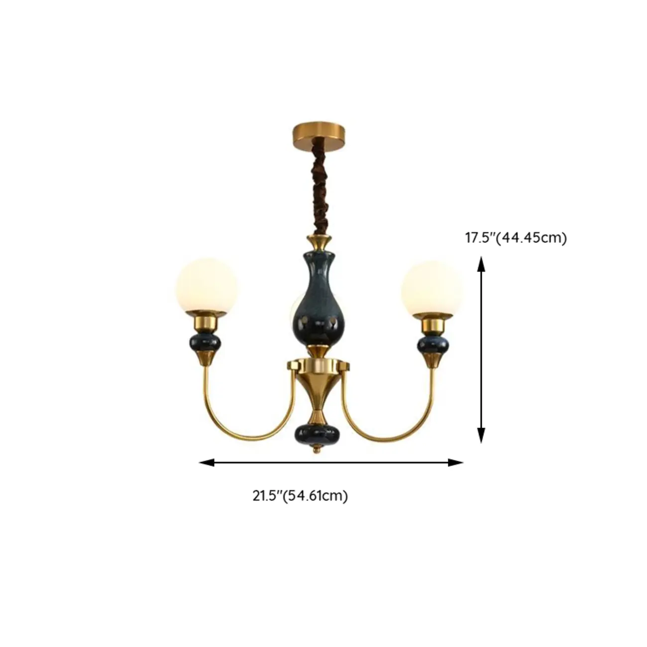  8 Lights Modern Glass Globe Chandelier Dimmable and Remote #size | homeyfad