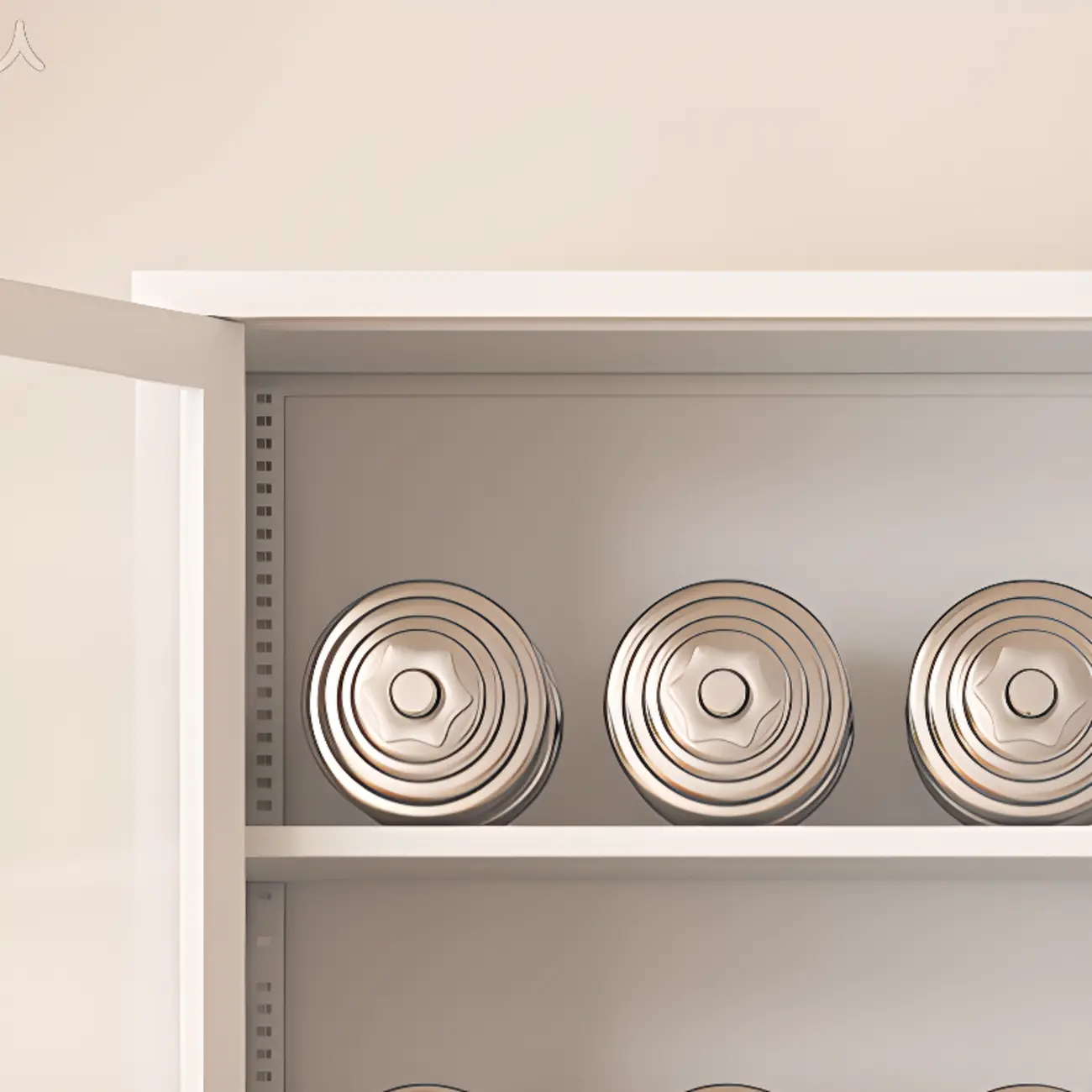 Minimalist Adjustable Wooden Glass Door Curio Cabinet Image - 12 | homeyfad