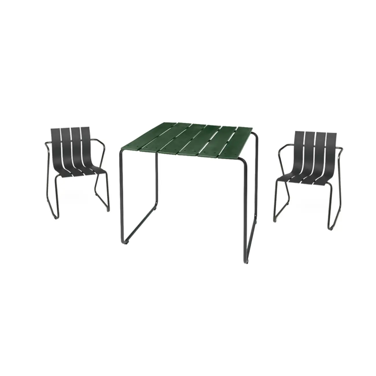 5 Piece Metal Outdoor Dining Set Climate-proof Image - 13 | homeyfad