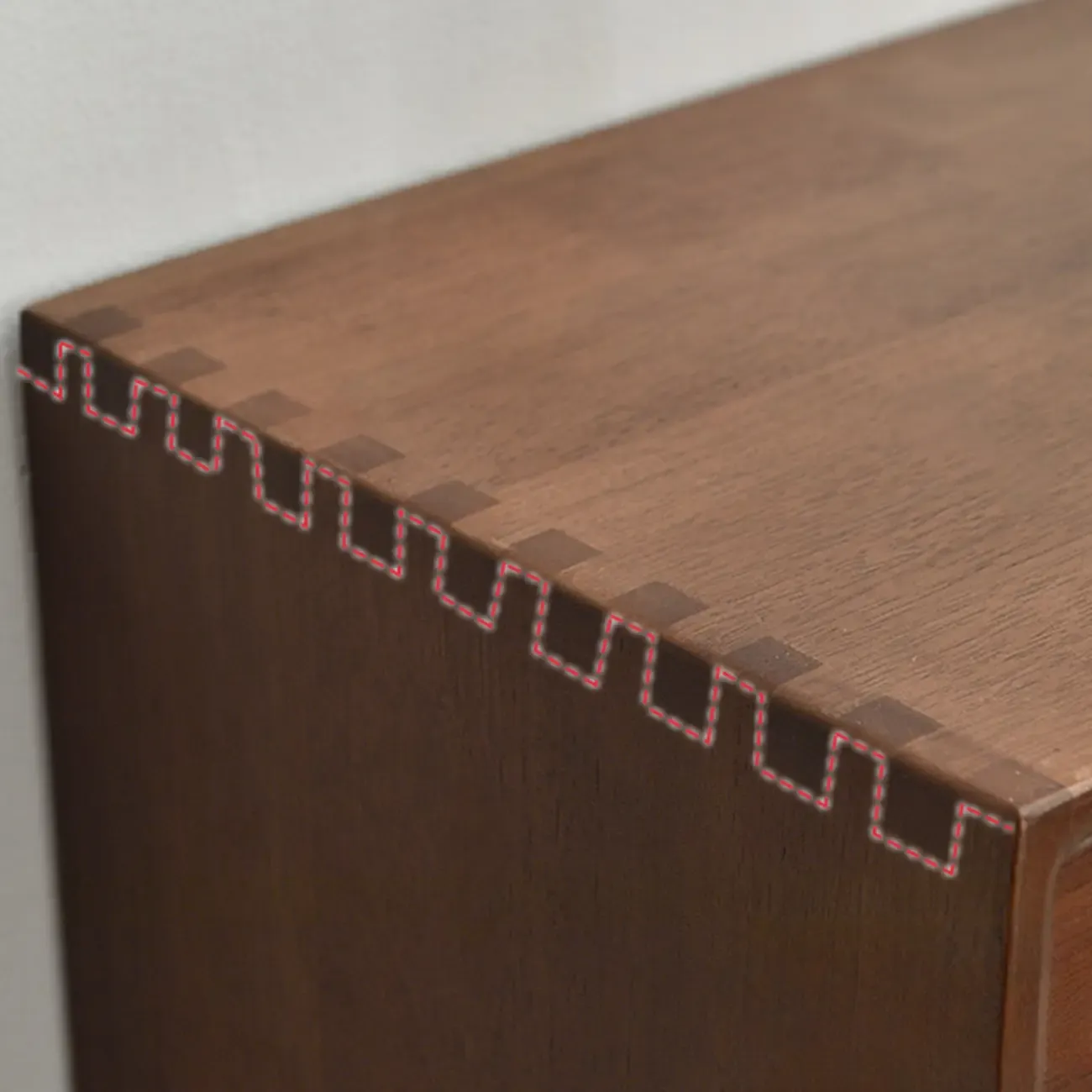 Narrow Modern Wood Brown Vertical Bookcase with Drawers Image - 8