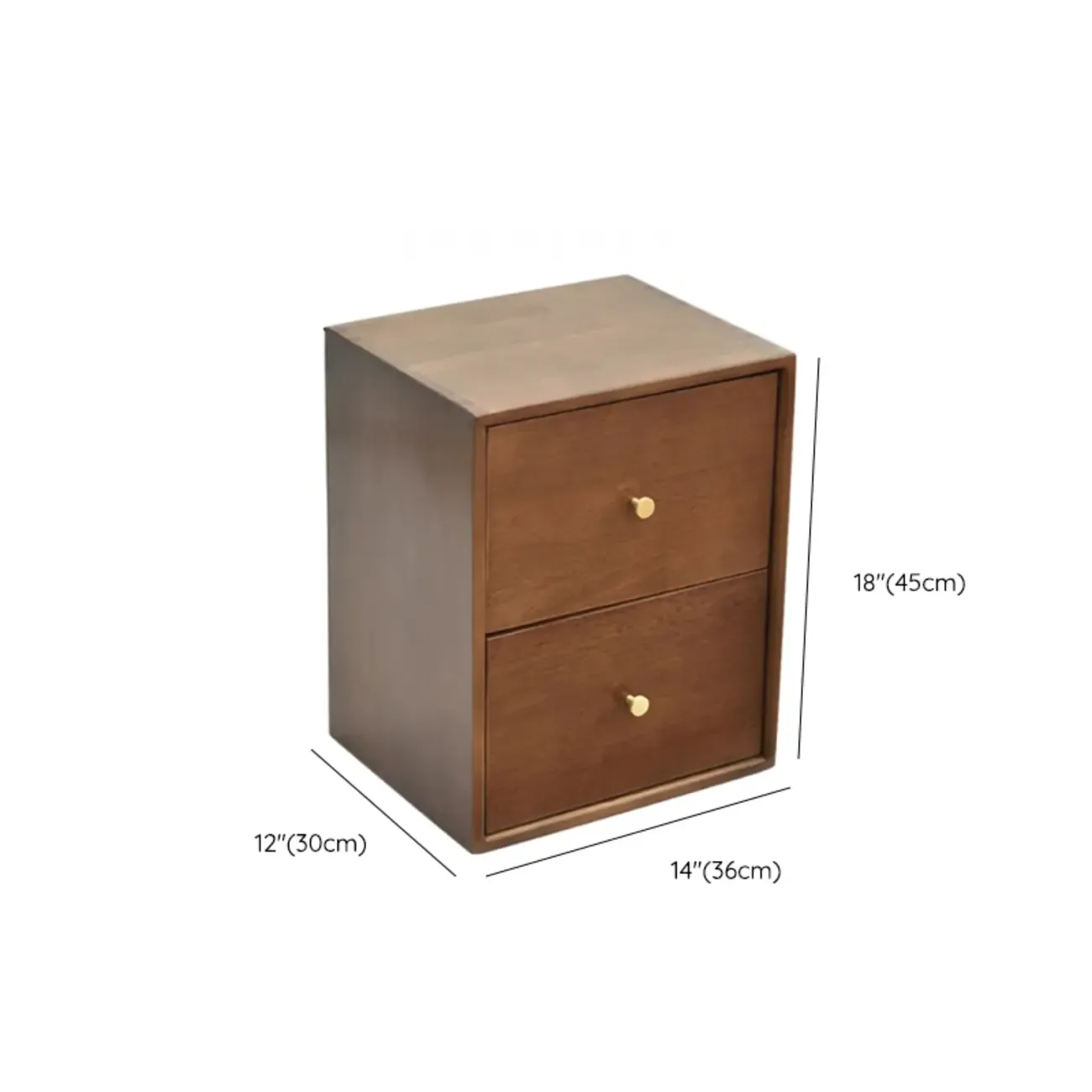 Narrow Modern Wood Brown Vertical Bookcase with Drawers #size