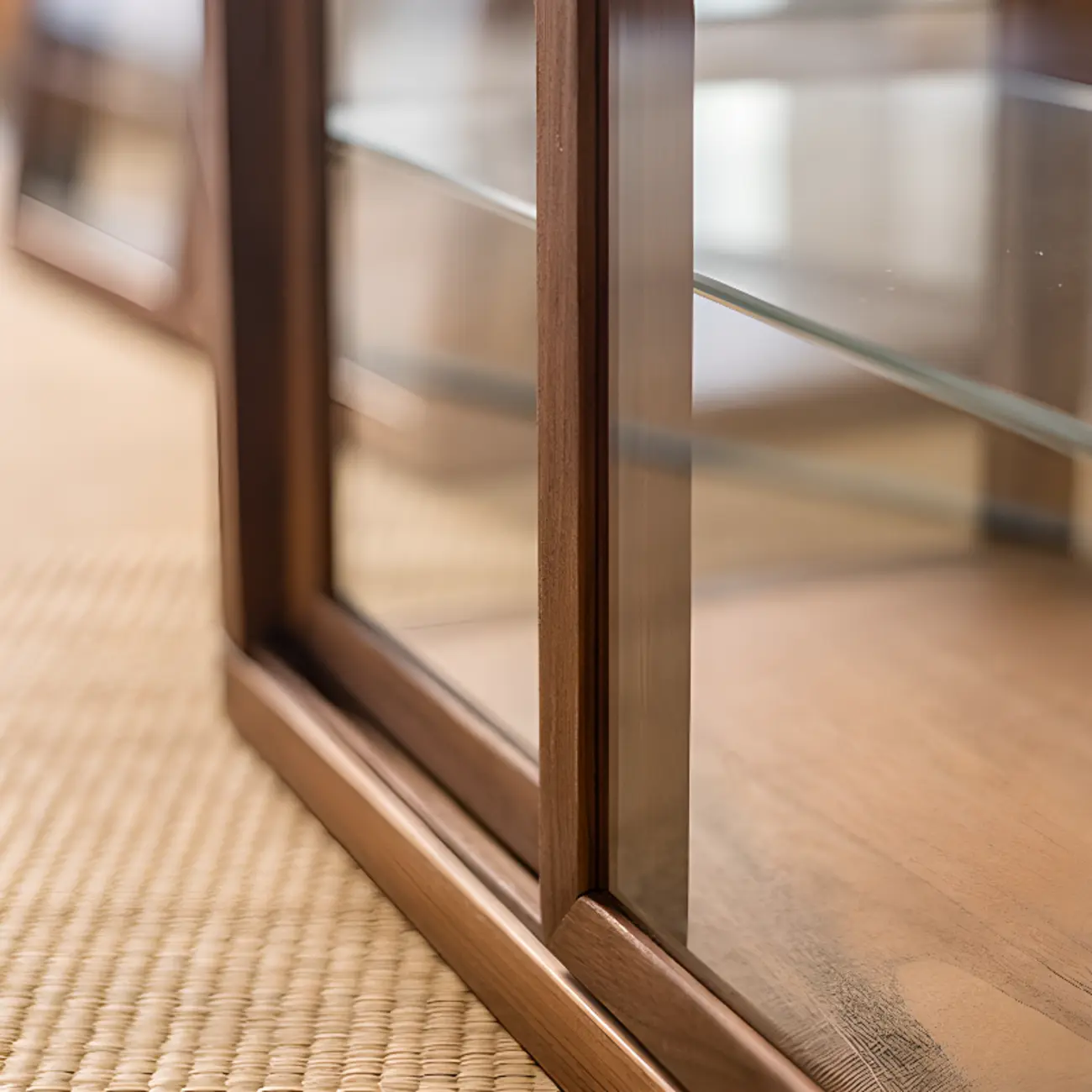 Small Wooden Glass Display Curio Cabinet Tableytop Image - 11 | homeyfad