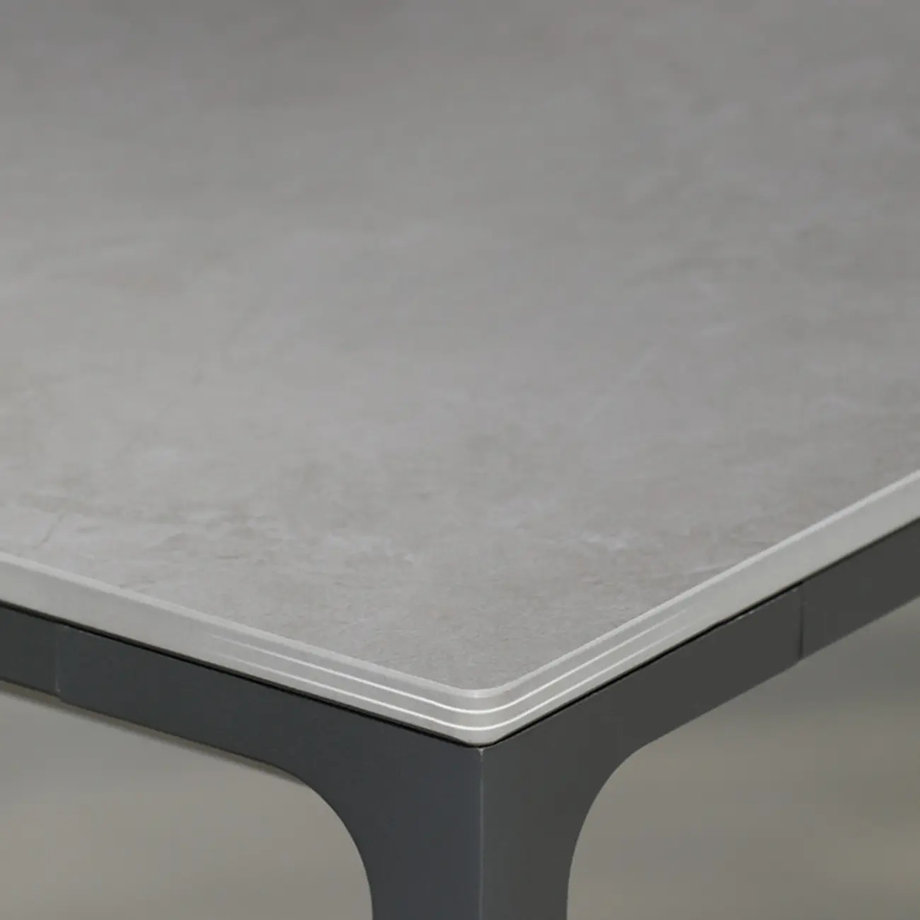 Outdoor Patio Dining Set Grey Sintered Stone Bistro Table Image - 10 | homeyfad