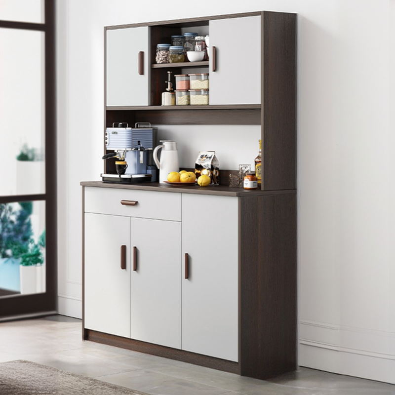 Large Wooden Acrylic Display Storage Adjustable Buffet Cabinet | homeyfad