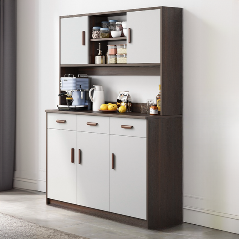 Large Wooden Acrylic Display Storage Adjustable Buffet Cabinet | homeyfad