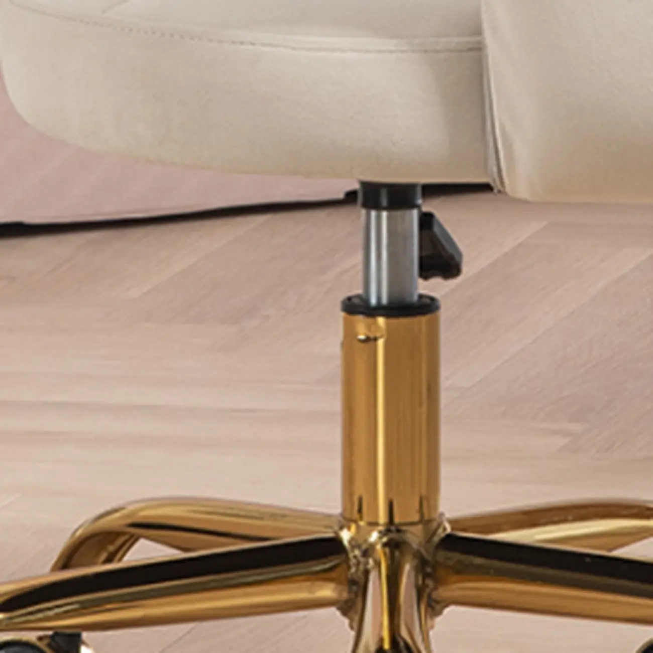 Modern Minimalist Fabric Ergonomic Swivel Office Chair Image - 4 | homeyfad