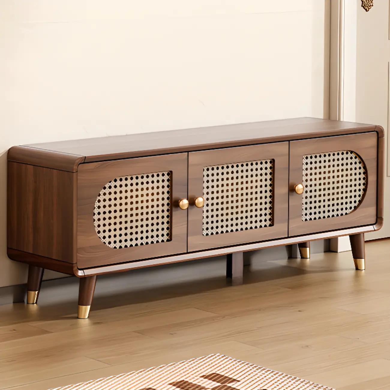 Bohemian Slim Brown Drop-Front Wood Shoe Cabinet Image - 29 | homeyfad