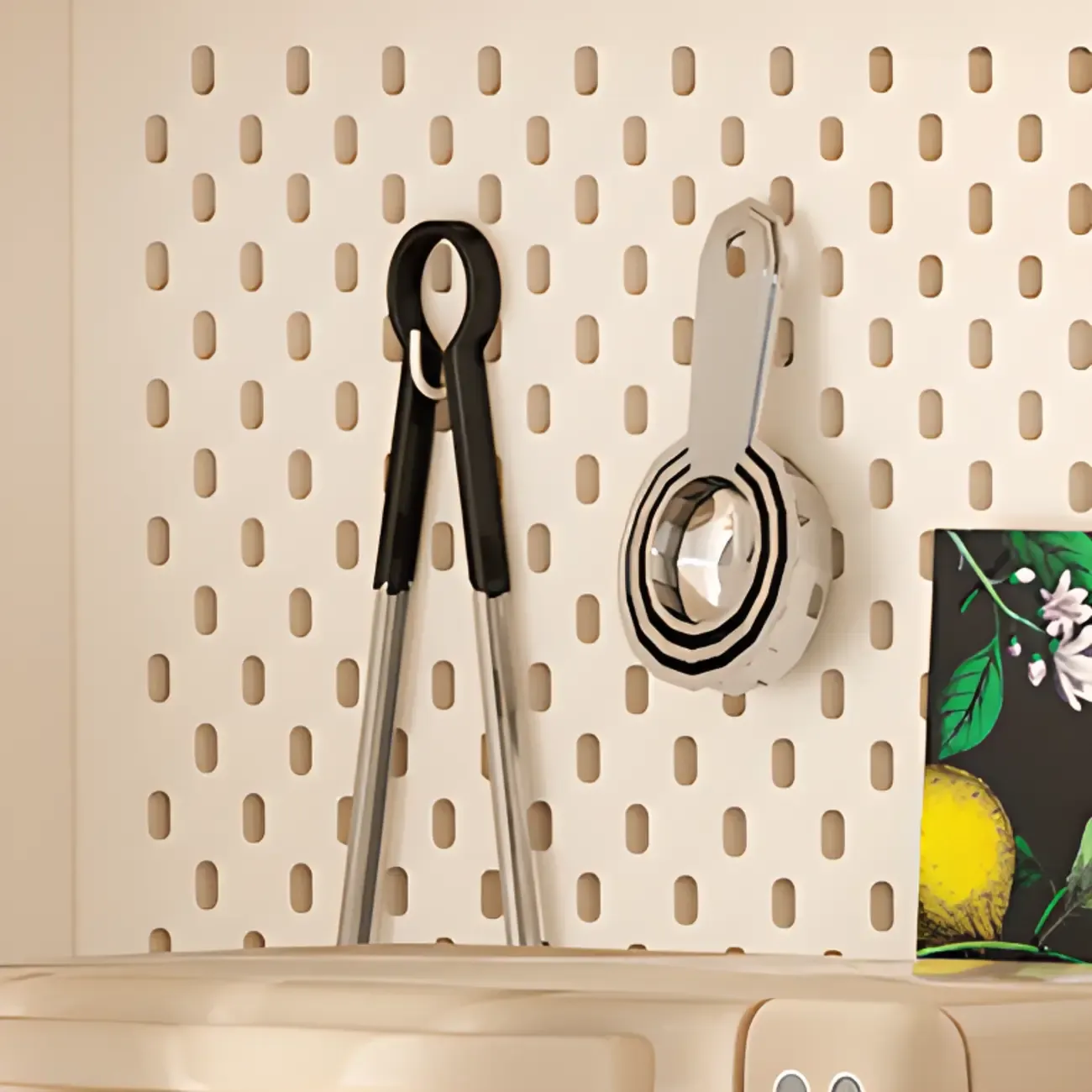 Freestanding Wooden Open Display Buffet Cabinet with Drawer Image - 7