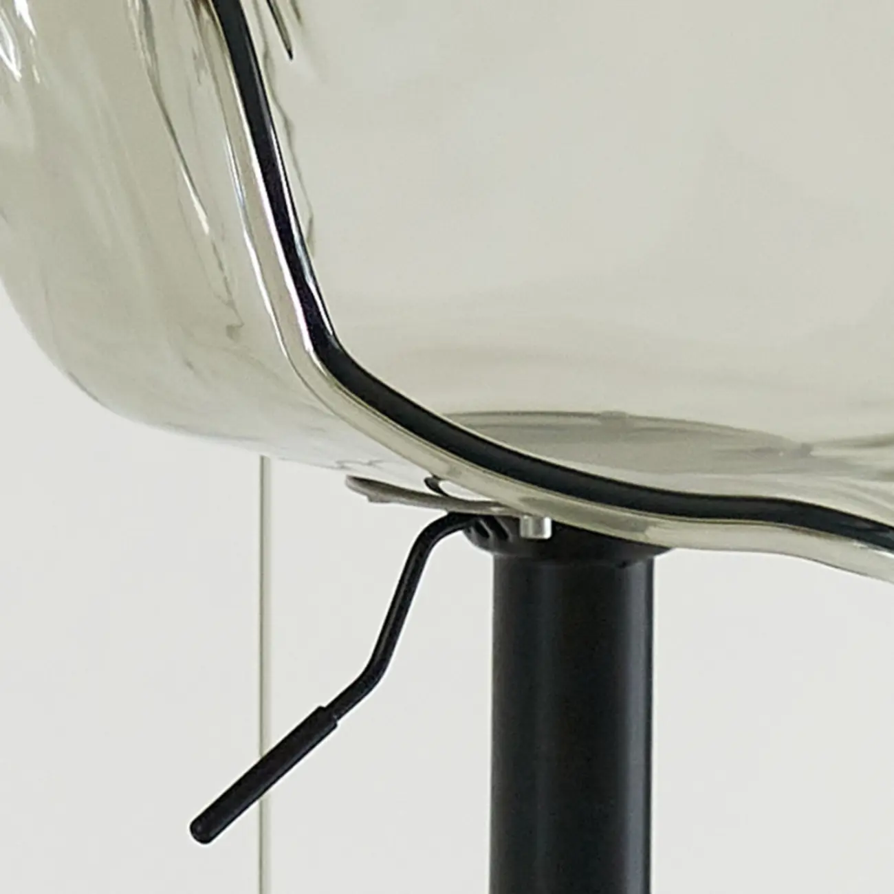 Adjustable Acrylic Flower-Shaped Low Back Swivel Bar Stools Image - 4 | homeyfad