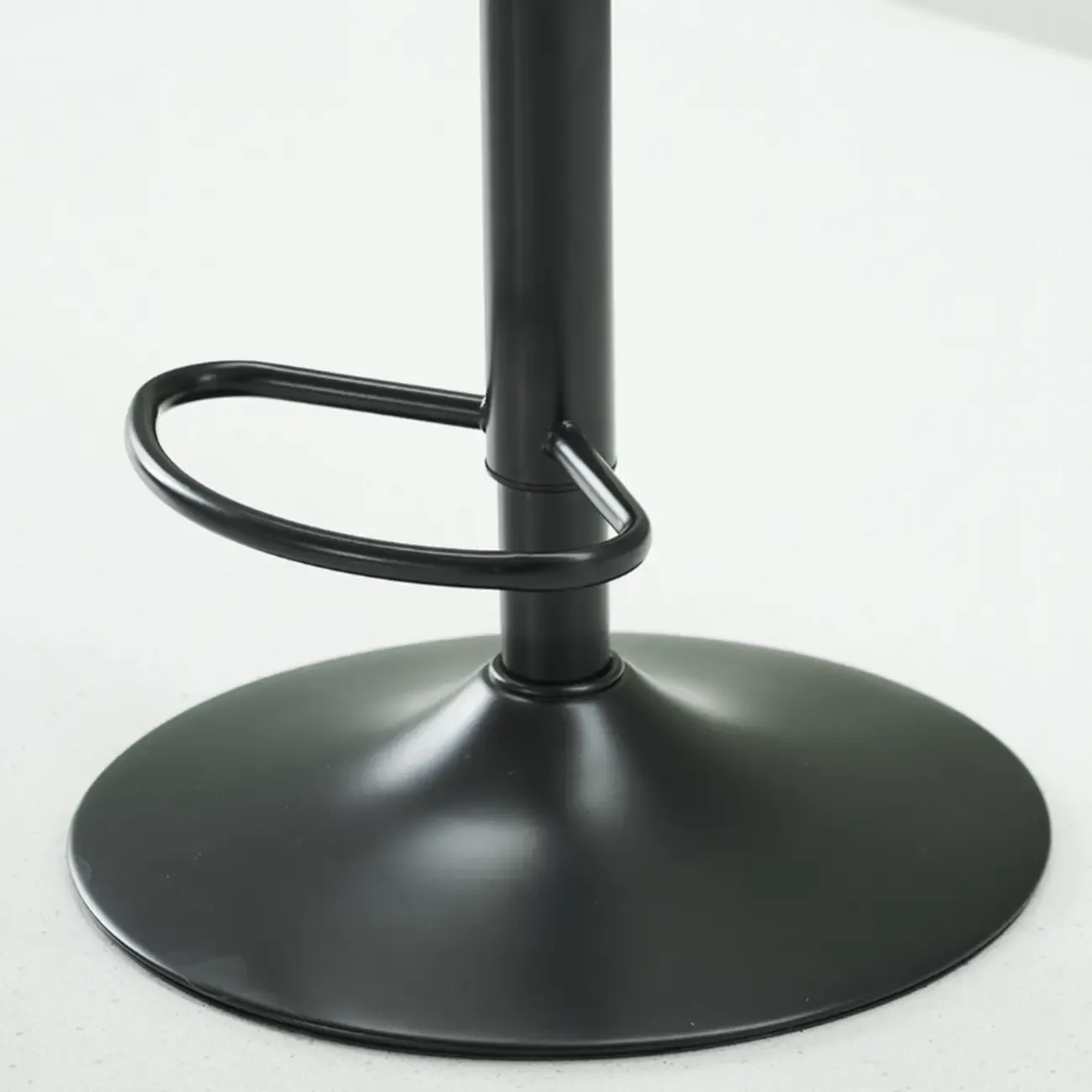 Adjustable Acrylic Flower-Shaped Low Back Swivel Bar Stools Image - 7