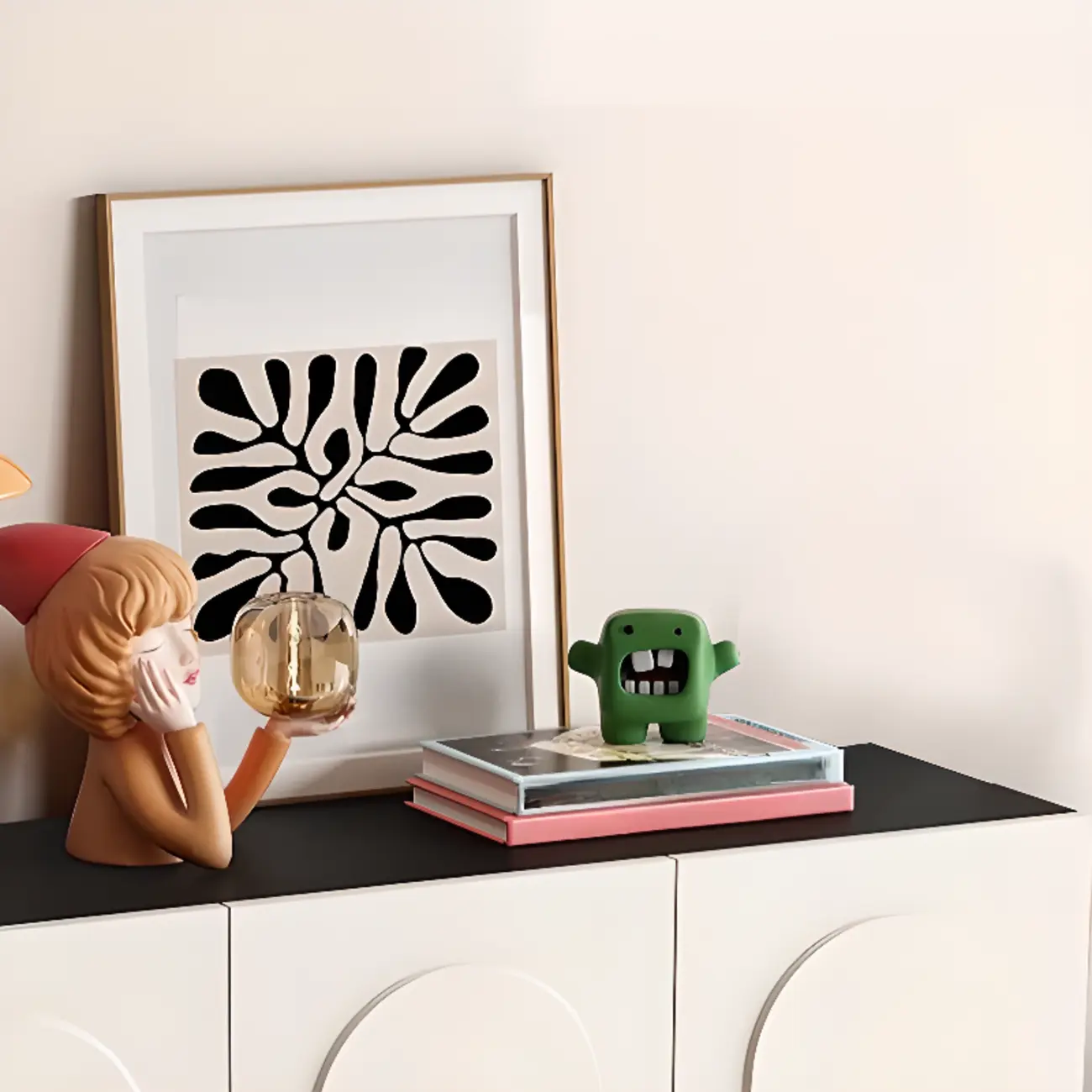 Chic Adjustable Shelves Wood Shoe Cabinet in White/Black Image - 13 | homeyfad