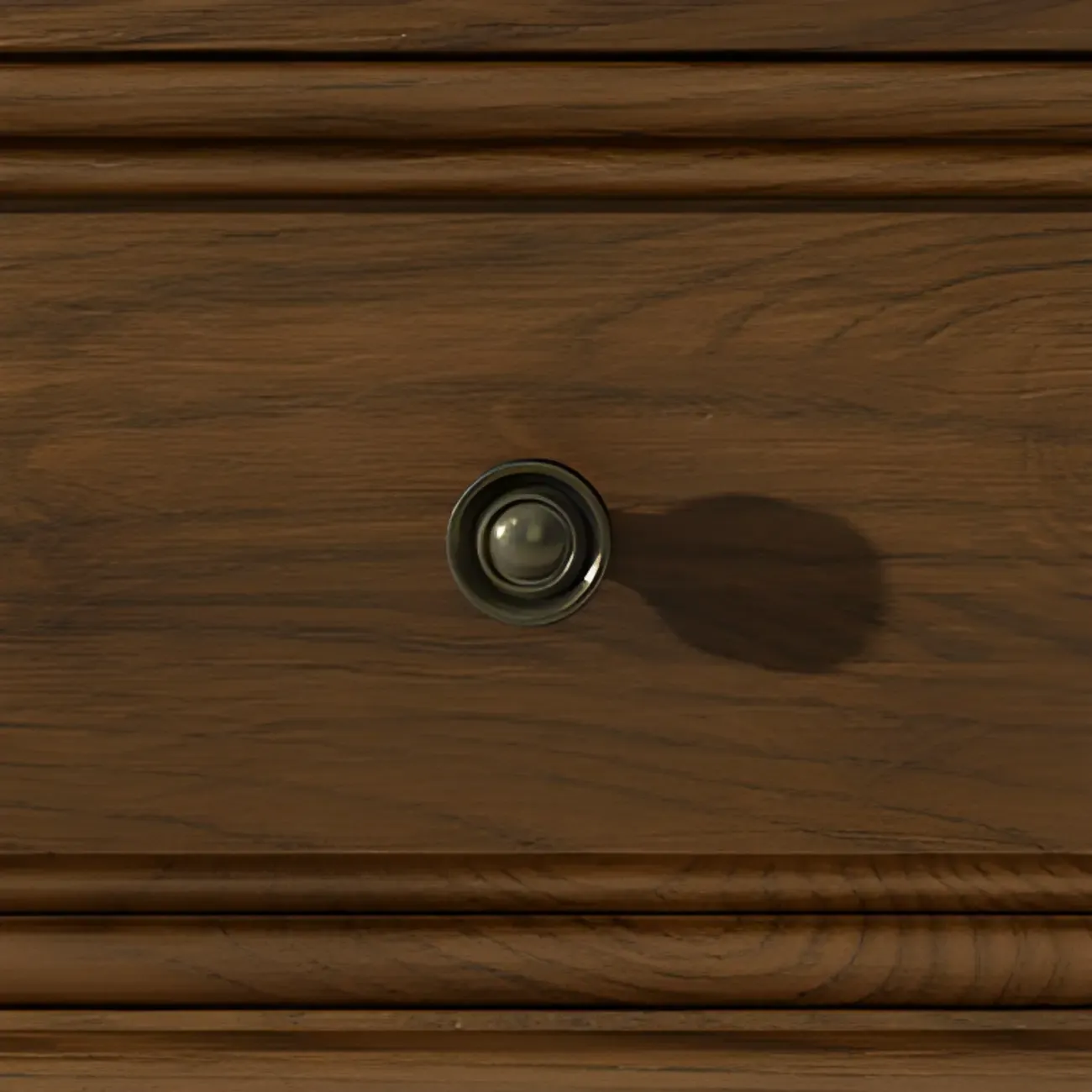 Large Wooden White Storage Sliding Door Display Cabinet Image - 9