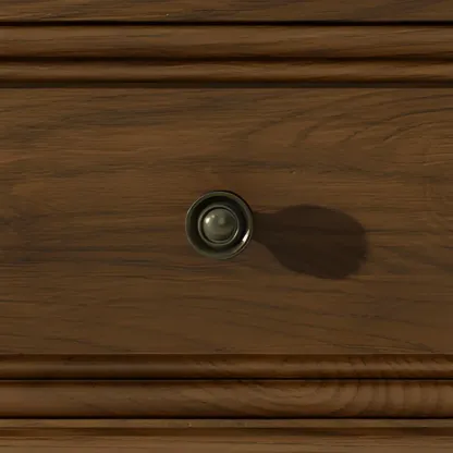 Large Wooden White Storage Sliding Door Display Cabinet Image - 9