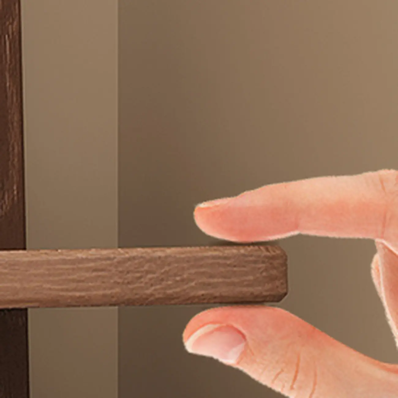 Narrow Wooden Multi-Shelf Closed Back Ladder Bookshelf Image - 7 | homeyfad