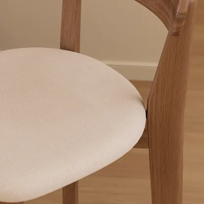 Comfortable Square Brown Wood Bar Stool with Backs Image - 14