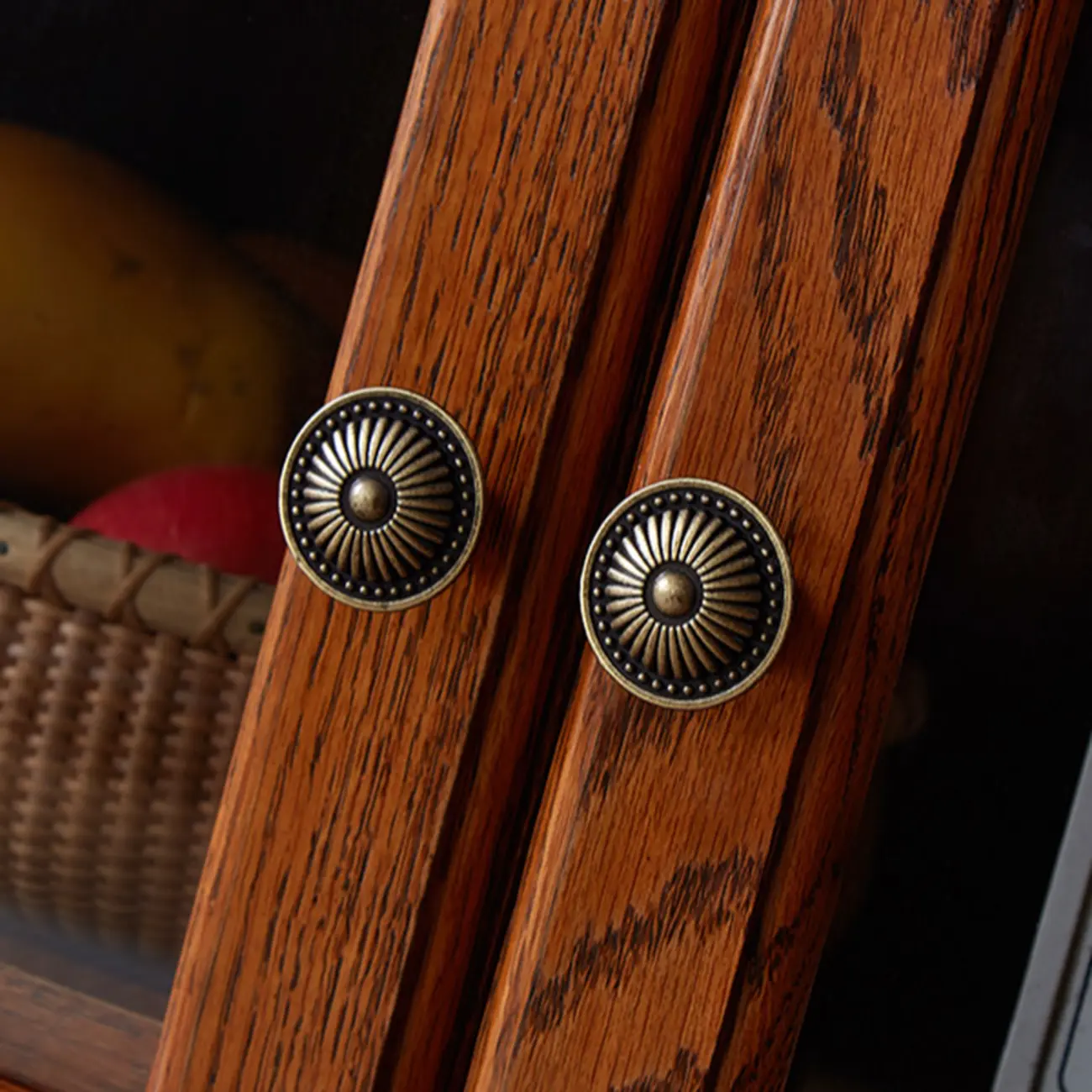 Scandinavian Wooden Floor Display Cabinet for Home Decor Image - 7 | homeyfad