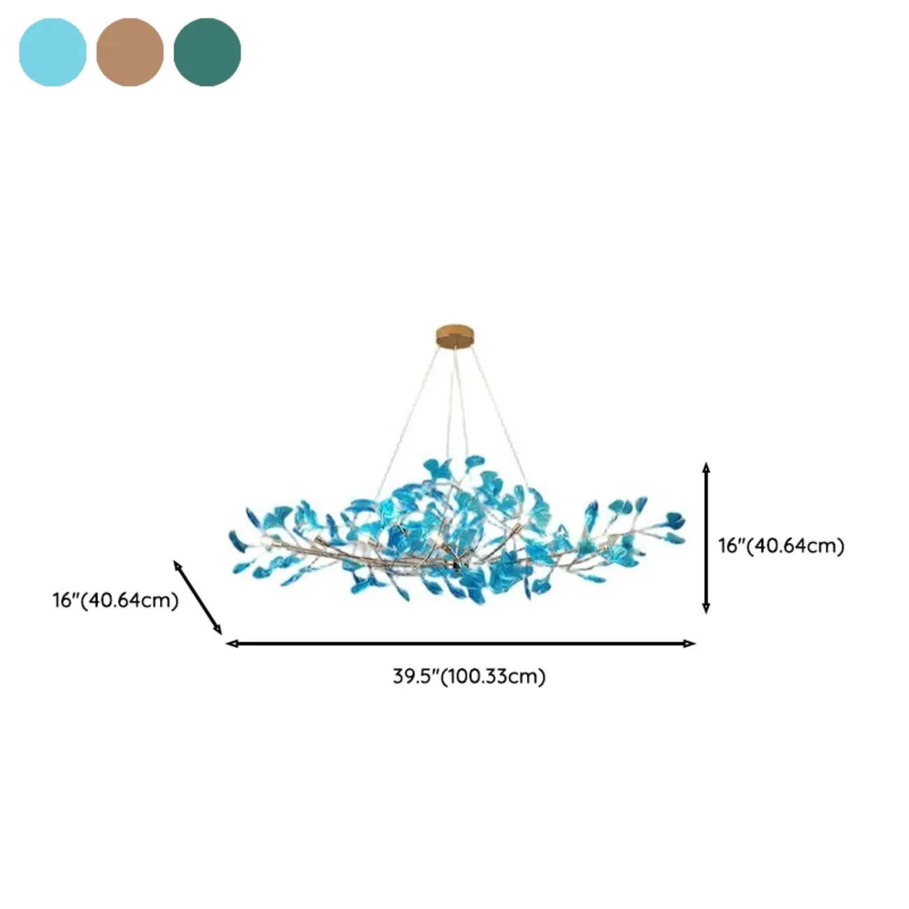 Art Deco Modern Amber Arylic Floral Leaf Chandelier Image - 21 | homeyfad