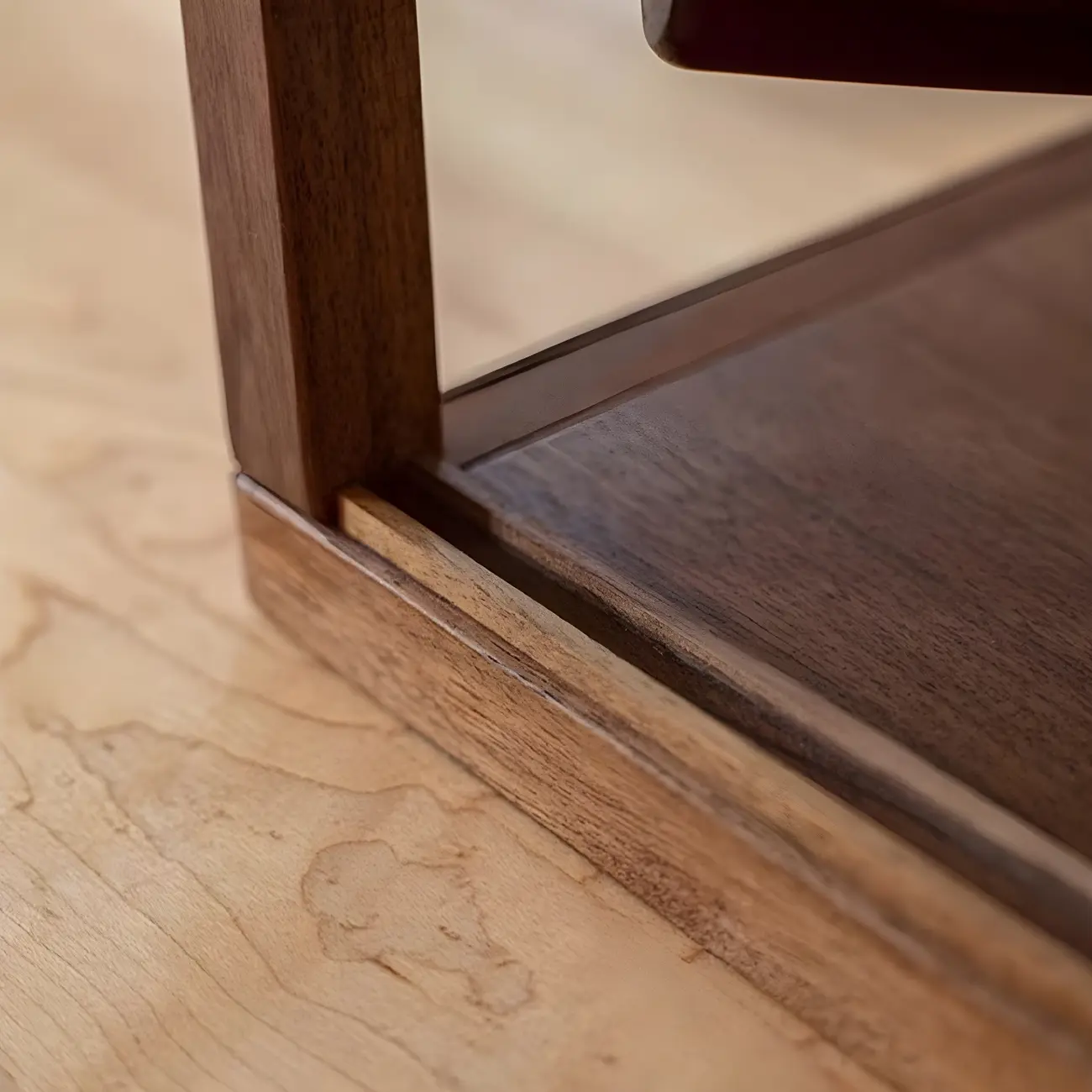 Minimalist 2-Tier Wooden Glass Display Cabinet for Tabletop Image - 6 | homeyfad