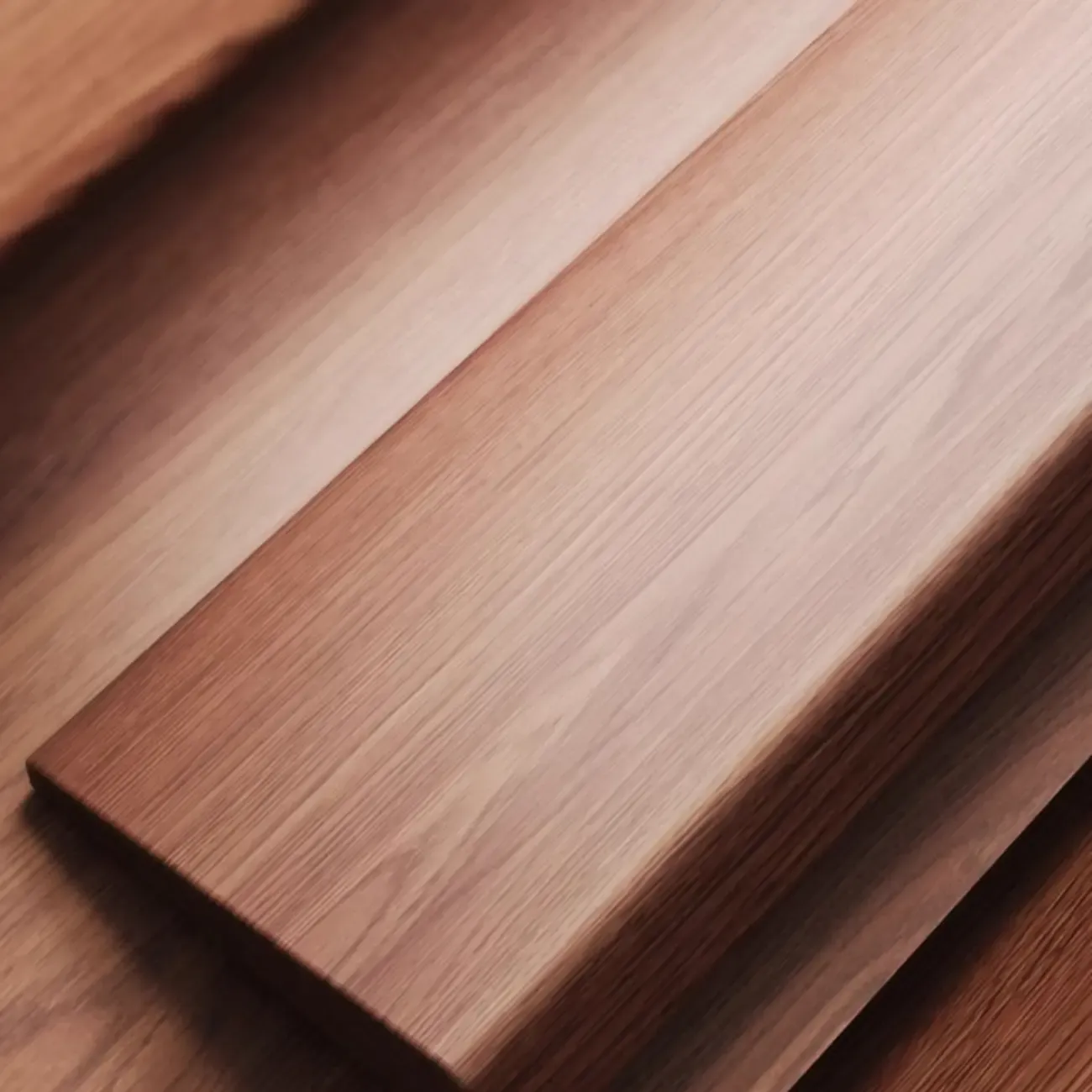 Traditional Wooden Nut-Brown Bedside Double Drawer Nightstand Image - 14