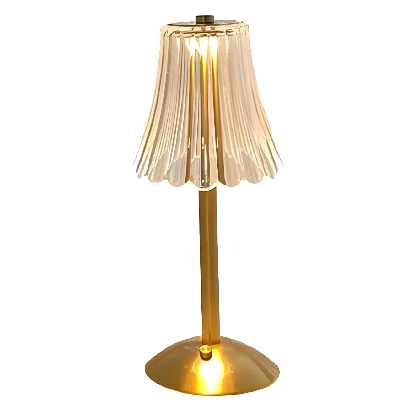 Crystal Table Lamp Stepless Dimming LED for Bedroom Image - 5