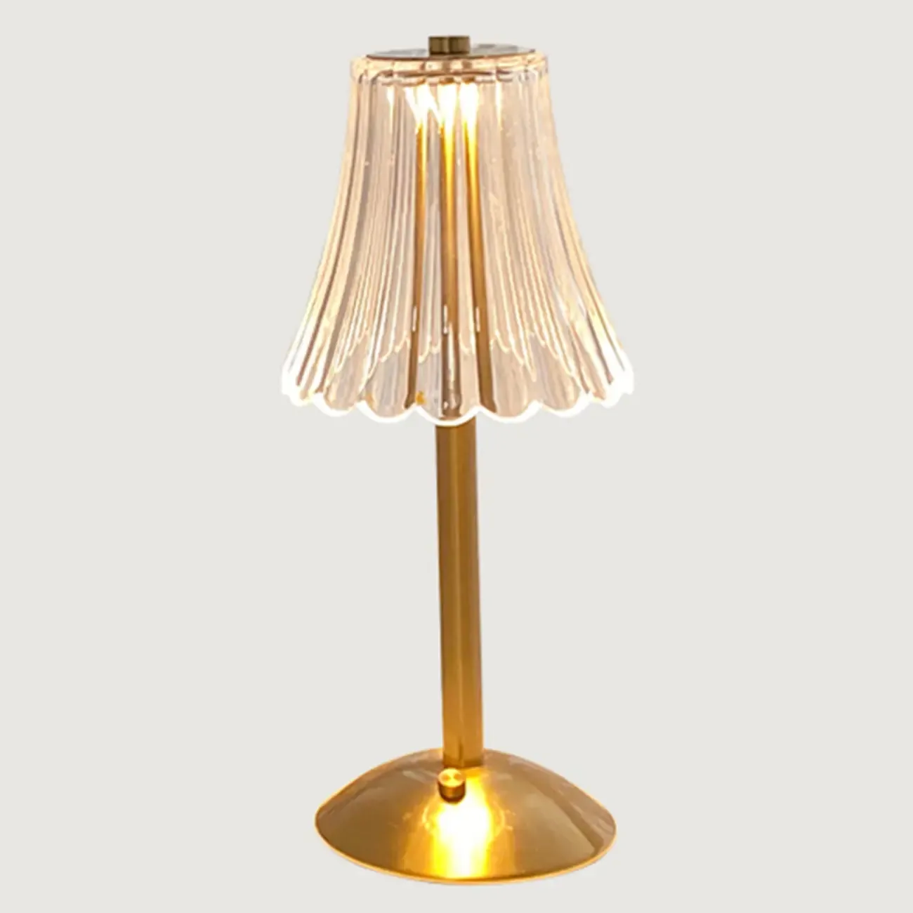 Crystal Table Lamp Stepless Dimming LED for Bedroom Image - 8